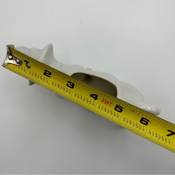 White Ceramic Cow Creamer - Picture 8 of 8